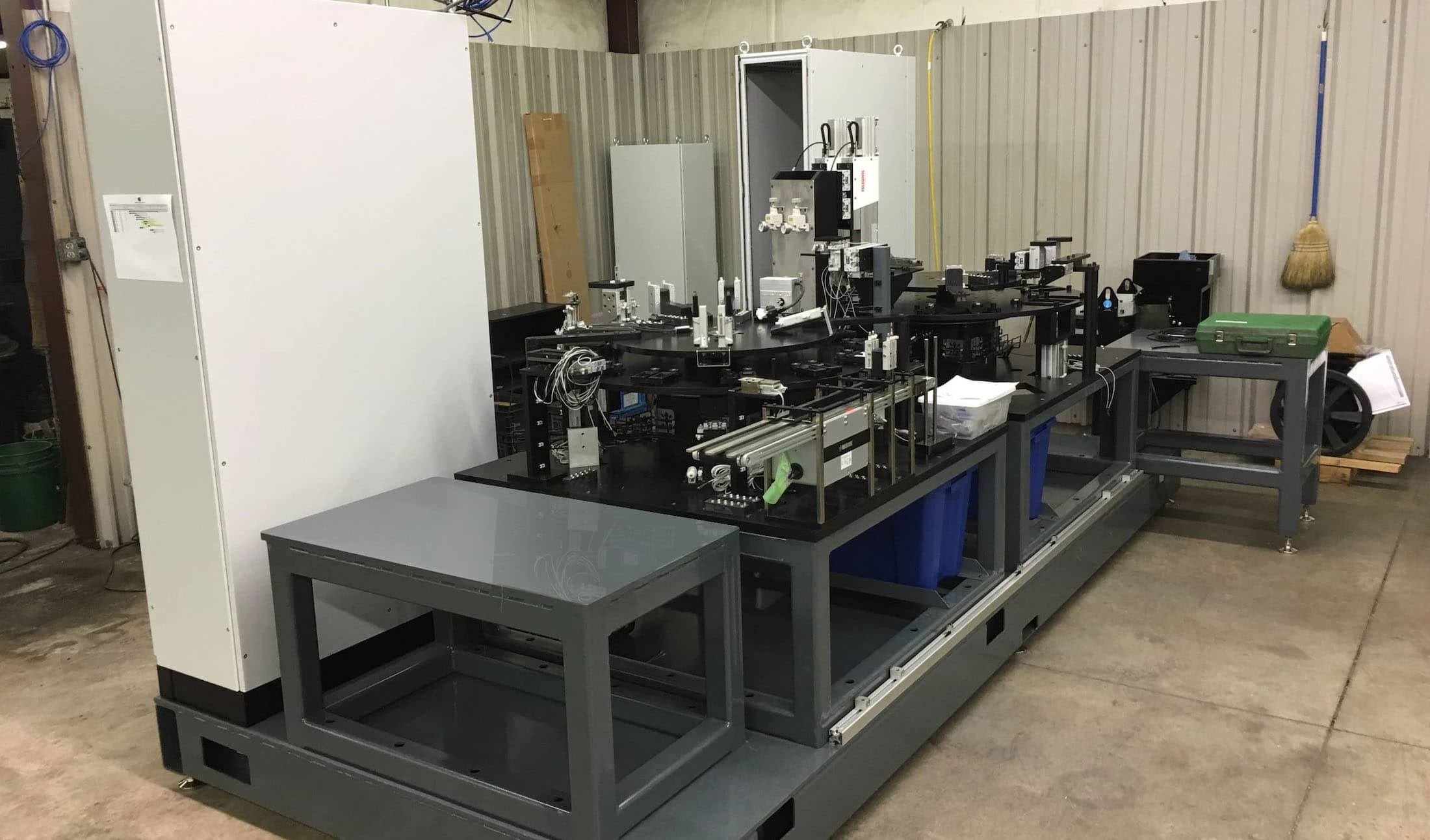 Display of machining automation systems setup