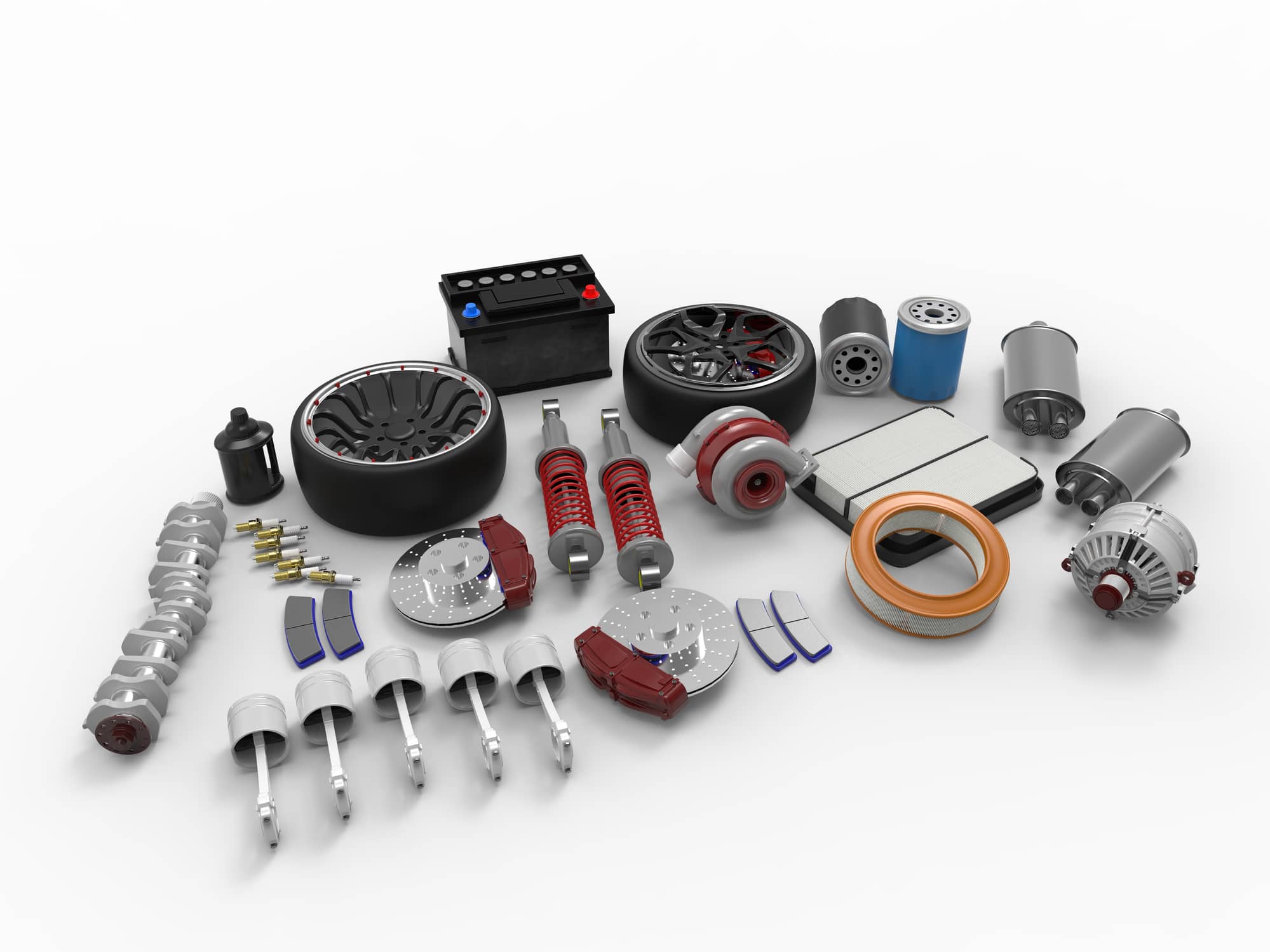 Various automative parts