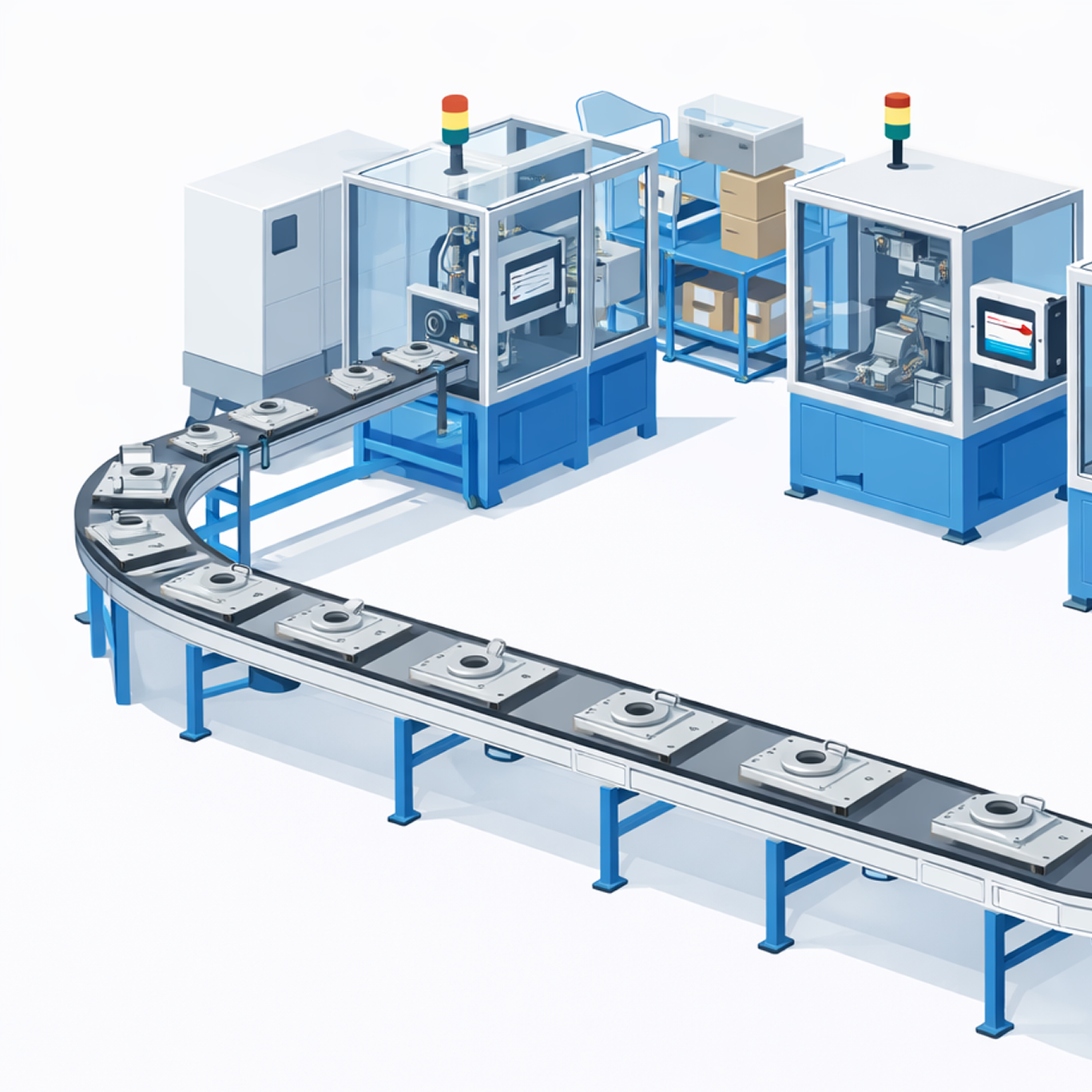 System of conveyors