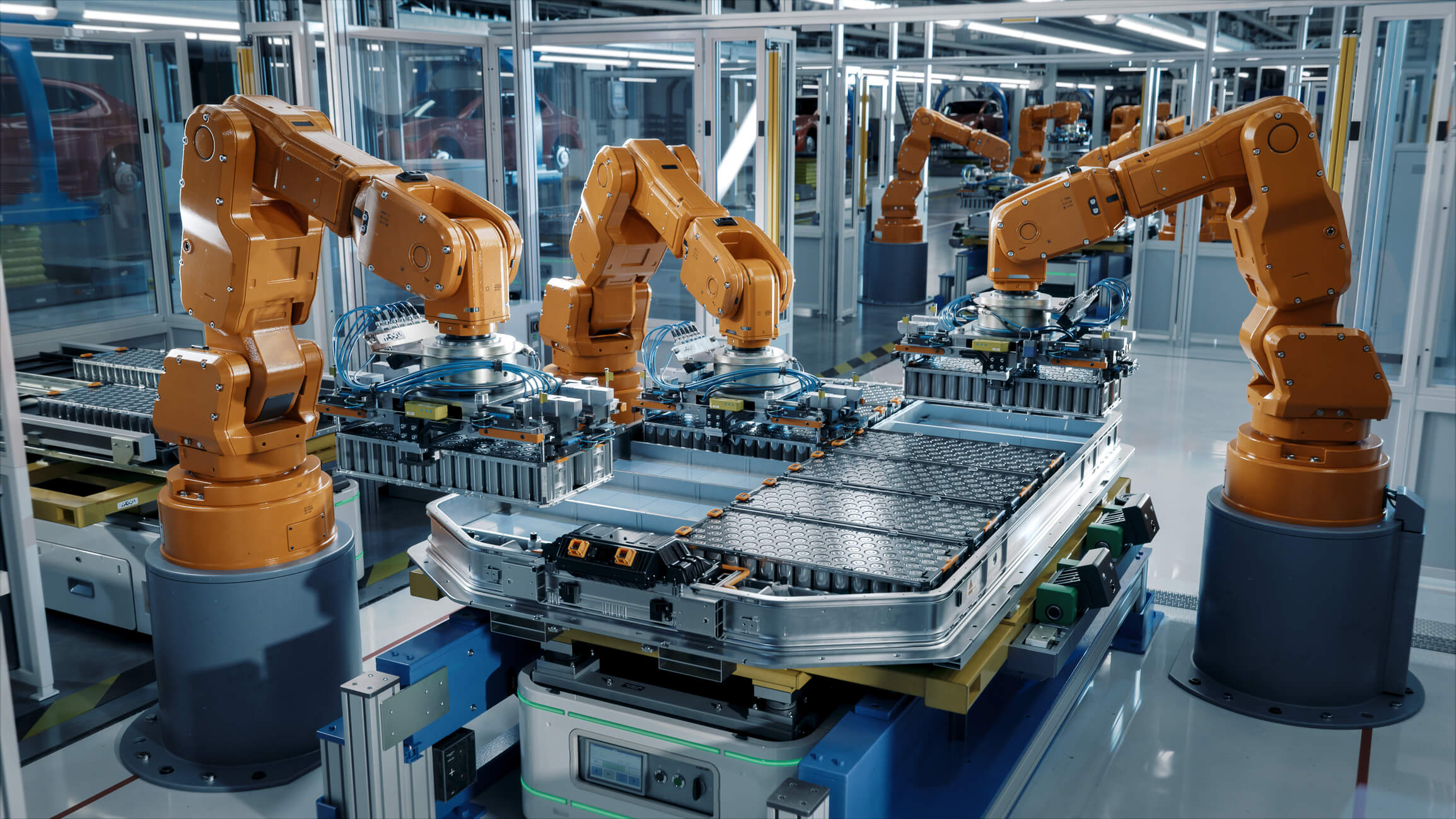 Robotic assembly line